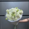Букет из белоснежной эустомы