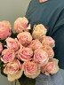Букет из 15 приятных роз «Pink mondial»