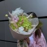 Букет из стабилизированных цветов с гортензией