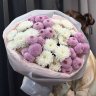 Нежный букет с осенней хризантемой