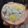 Нежный осенний букет в тёплых оттенках