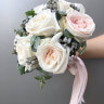 Букет невесты с садовой розой