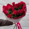 Букет из 15 красных роз Кения