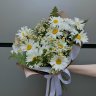 Премиум букет с ромашками