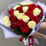 Букет микс из 25 роз