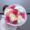 букет из хризантемы и садовой розы