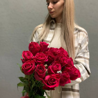 15 роз Эквадор (60см)
